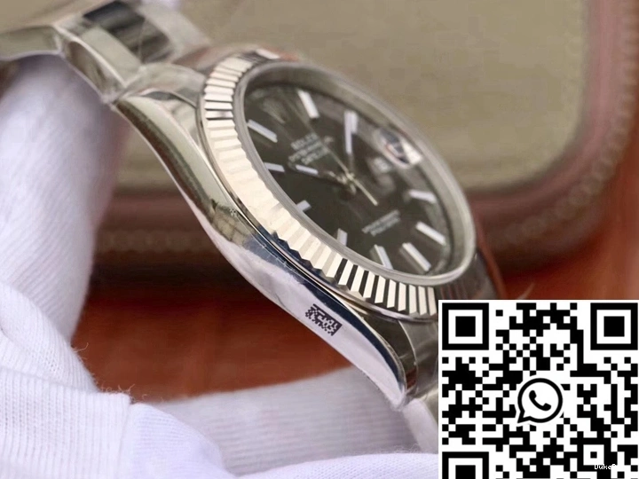 AR Rolex Black 126334 Datejust Factory Dial 41 0305